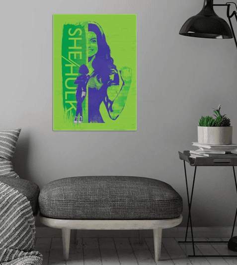 She-Hulk Displate / shop it <a href= https://displate.com/displate/5624392?pe=Tv,comics&ctrc=US&gclid=CjwKCAjw4c-ZBhAEEiwAZ105RcCzBbQlWp88HMAGUh9_mAysD8yFAkPBrqrJgVCyWLechVjO-9n8axoCusUQAvD_BwE>here</a>