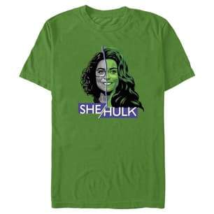 She-Hulk t-shirt / shop it <a href= https://www.walmart.com/ip/Men-s-She-Hulk-Attorney-at-Law-Half-Lawyer-Half-Hero-Graphic-Tee-Kelly-Green-Medium/1041591668?fulfillmentIntent=Shipping>here</a>