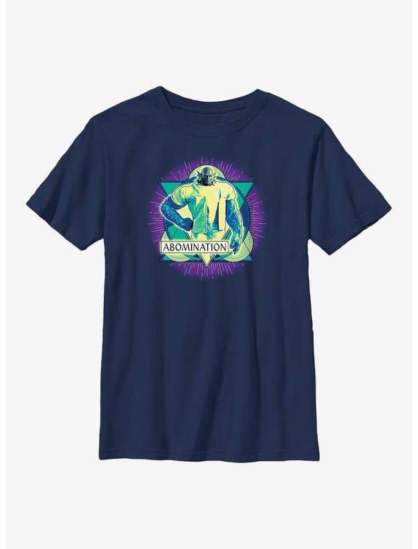 Abomination t-shirt / shop it <a href= https://www.hottopic.com/product/marvel-she-hulk-attorney-at-law-abomination-badge-t-shirt/20002121.html>here</a>
