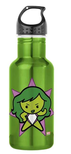 She-Hulk flex waterbottle / shop it <a href= https://www.zazzle.com/kawaii_she_hulk_flex_water_bottle-256180557215055727>here</a>