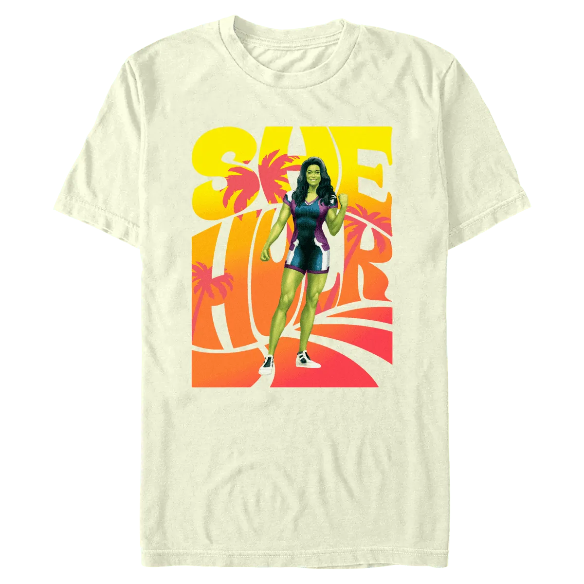 She-Hulk tropical t-shirt