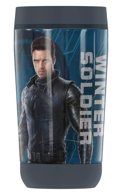 <a href=https://www.amazon.com/Marvel-GUARDIAN-COLLECTION-Stainless-insulated/dp/B08ZJSM4QQ>The Winter Soldier Stainless Steel Travel Tumbler, Vacuum insulated & Double Wall, 12 oz.</a> / Amazon