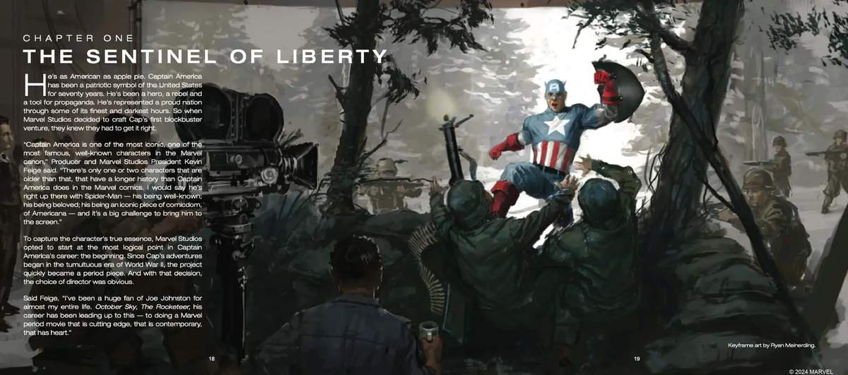 Marvel Studios' The Infinity Saga - Captain America: The First Avenger - The Art of the Movie | Keyframe art by Ryan Meinerding