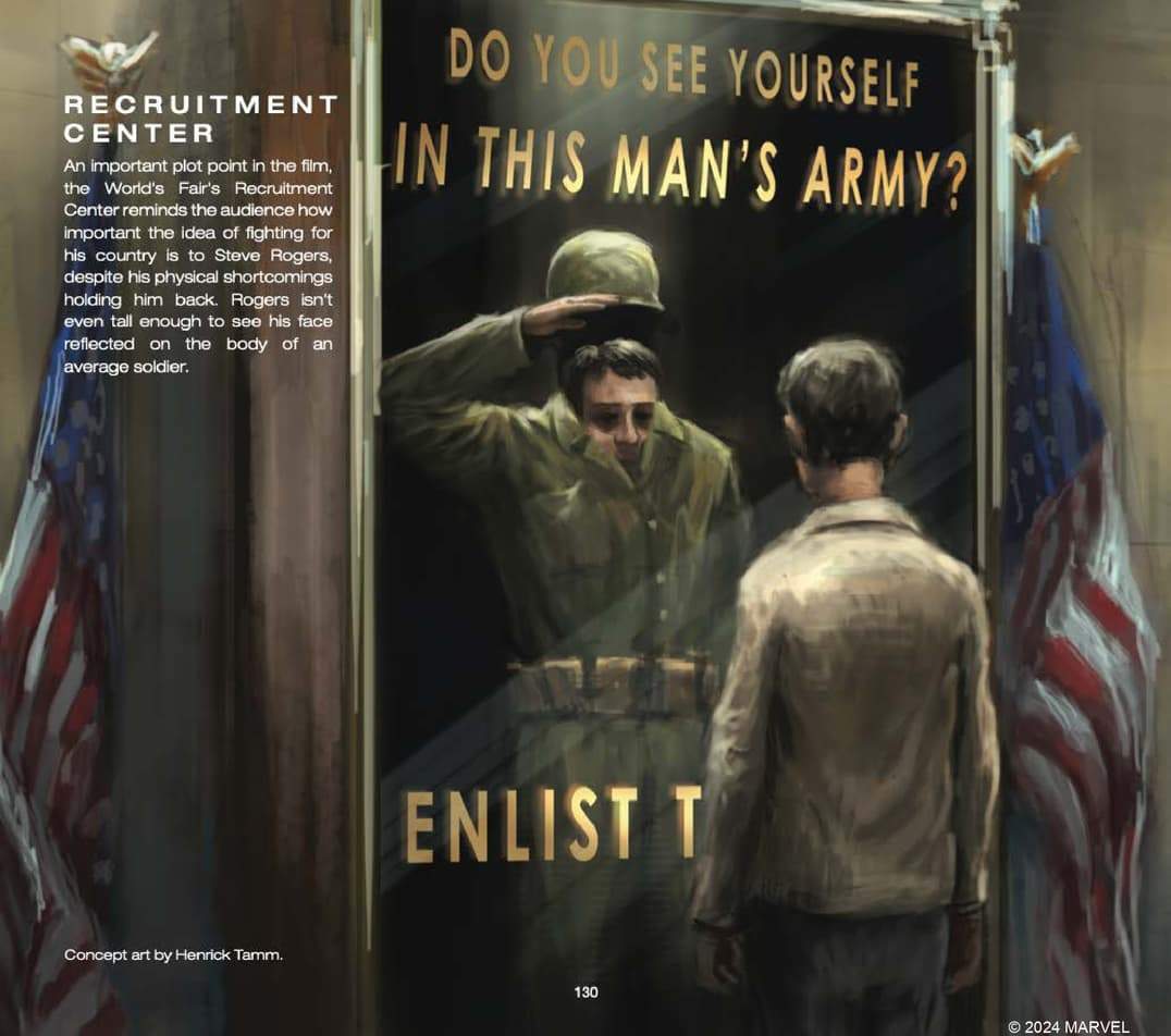 Marvel Studios' The Infinity Saga - Captain America: The First Avenger - The Art of the Movie | Concept art by Henrick Tamm