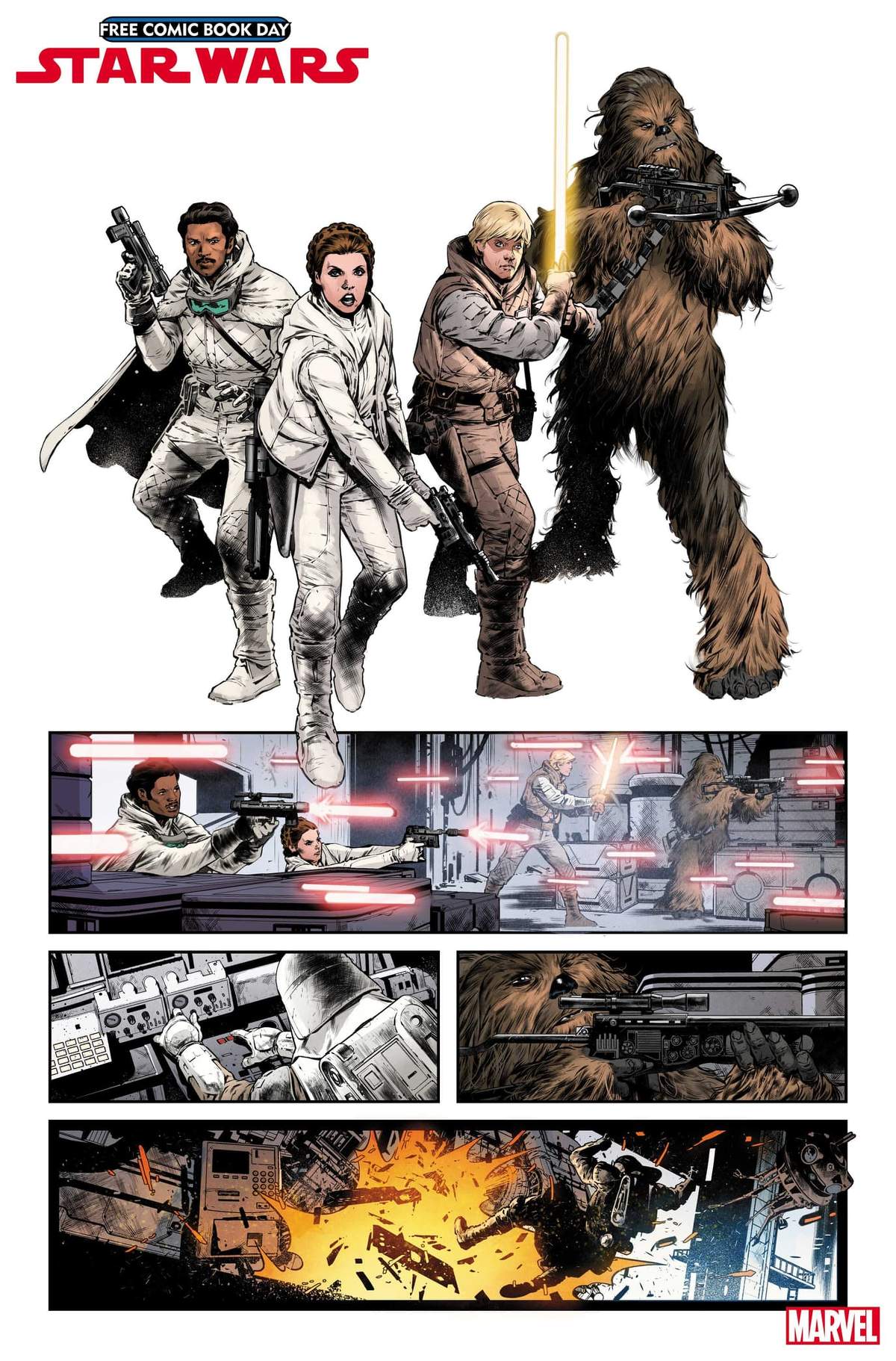 FREE COMIC BOOK DAY 2024: STAR WARS/DARTH VADER #1 interior artwork by Ibraim Roberson