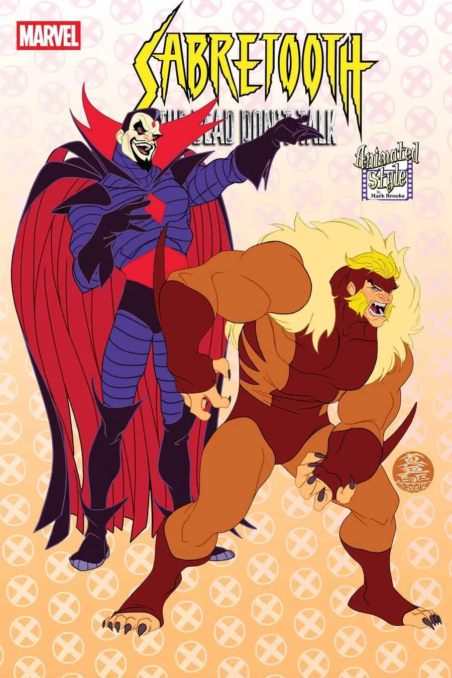 SABRETOOTH: THE DEAD DON'T TALK #3 Animated-Style Variant Cover by Mark Brooks
