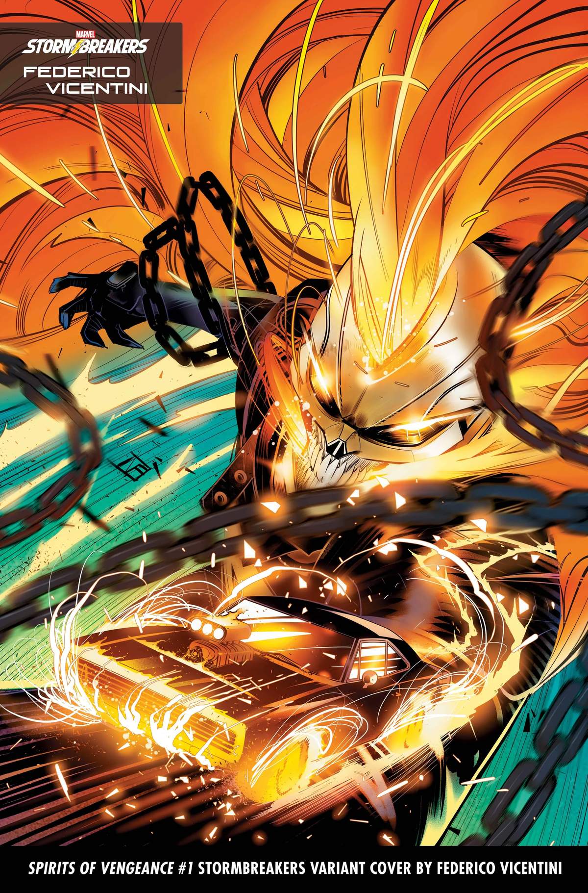 SPIRITS OF VENGEANCE #1 Stormbreakers Variant Cover by Federico Vicentini