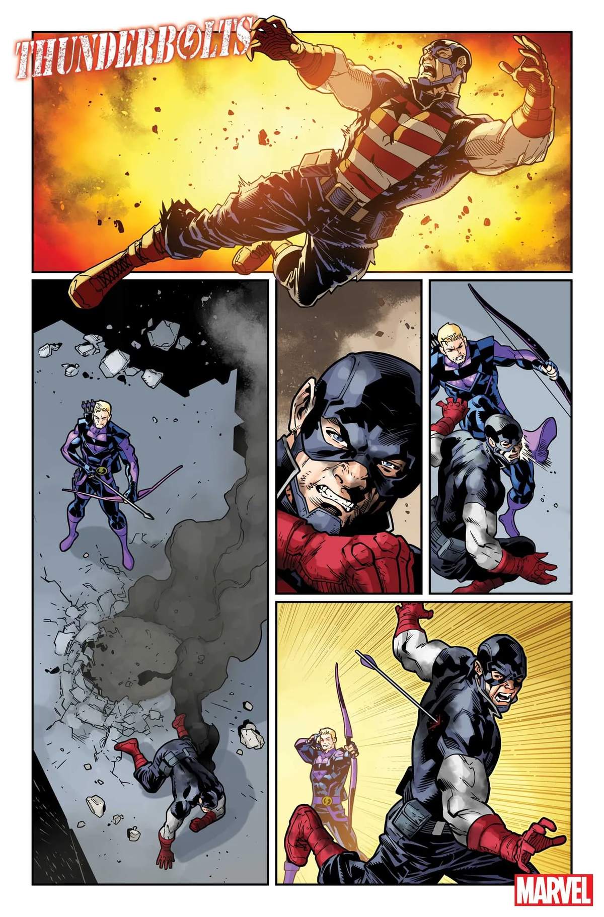 THUNDERBOLTS (2022) #1 artwork by Sean Izaakse