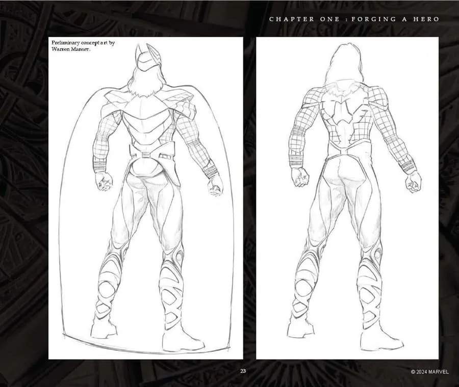 'Marvel Studios' The Infinity Saga - Thor: The Art of the Movie' interior page