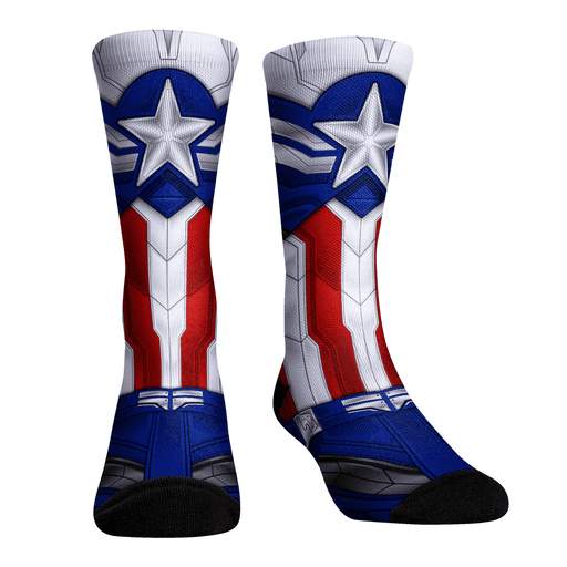 <a href=https://rockemsocks.com/collections/the-falcon-and-the-winter-soldier/products/captain-america-sam-wilson-hypersuit>Captain America: HyperSuit</a> / Rock ‘Em Socks