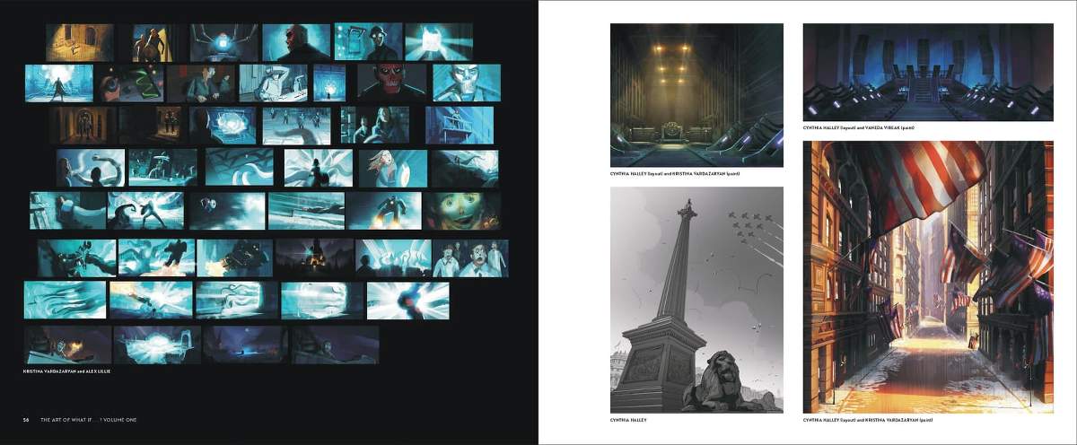 The Art of Marvel Studios' What If interior