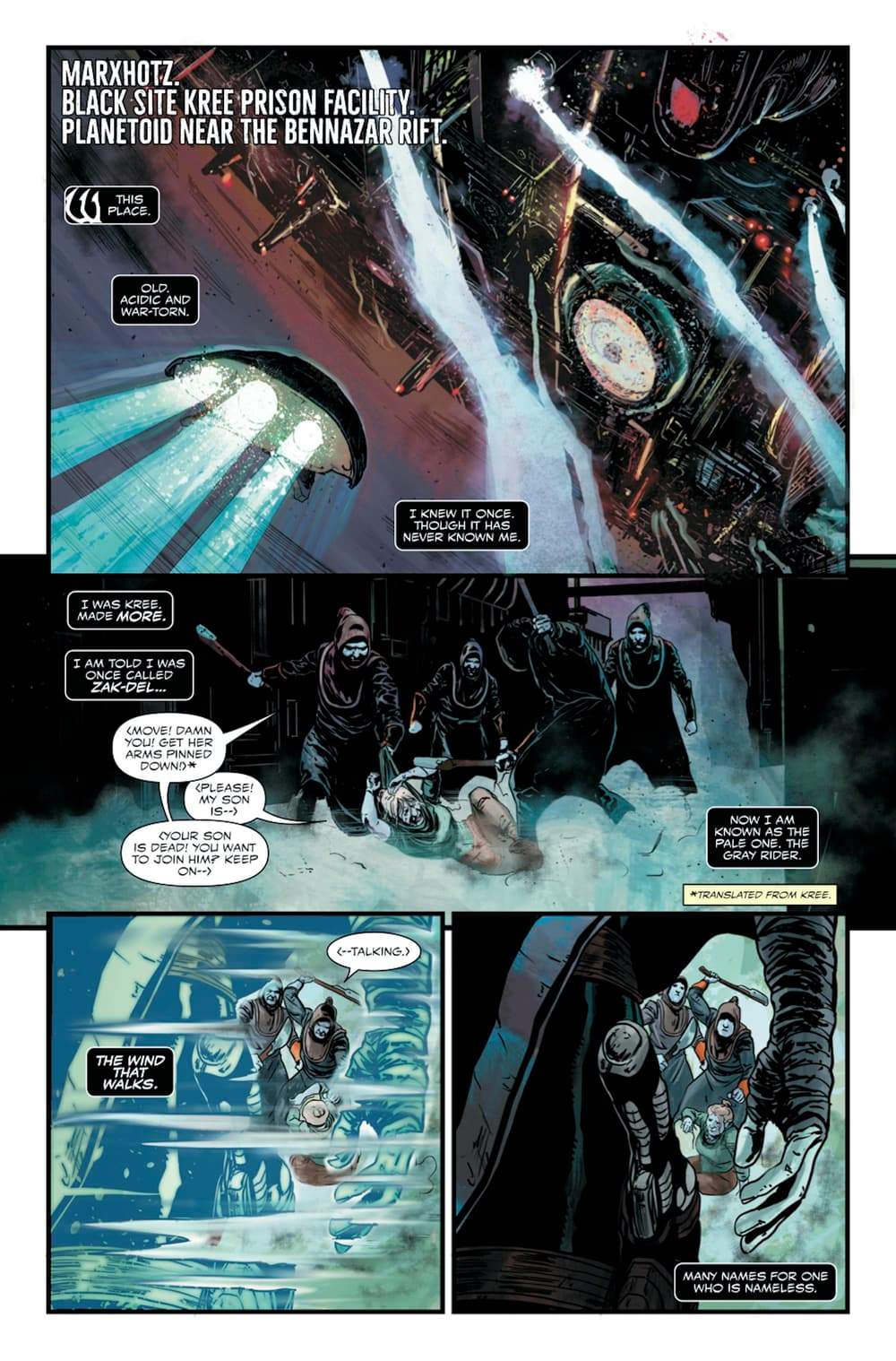 WEB OF VENOM: WRAITH #1 interiors by Guiu Vilanova, Dean White, and VC's Clayton Cowles