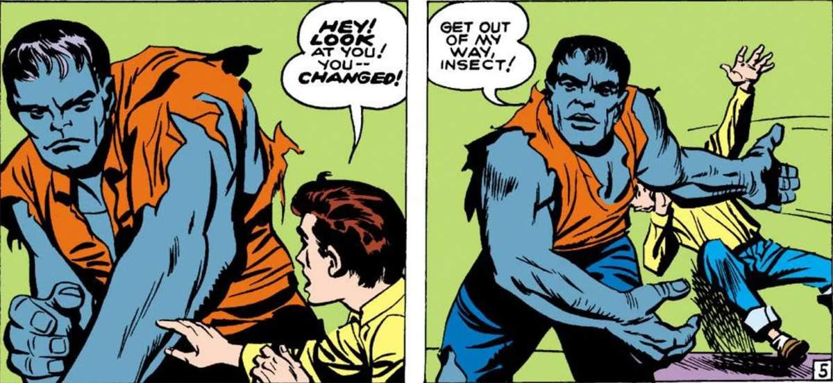 Hulk transforming