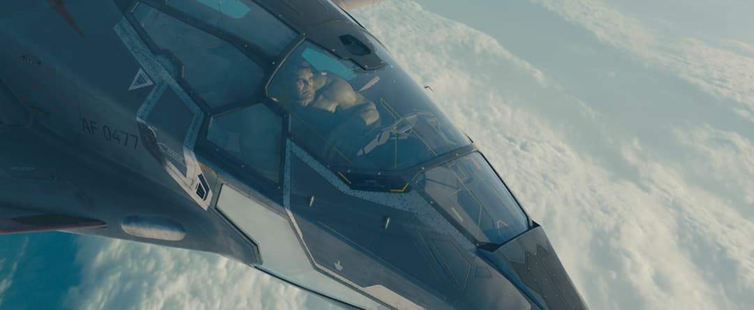 Hulk takes the Quinjet