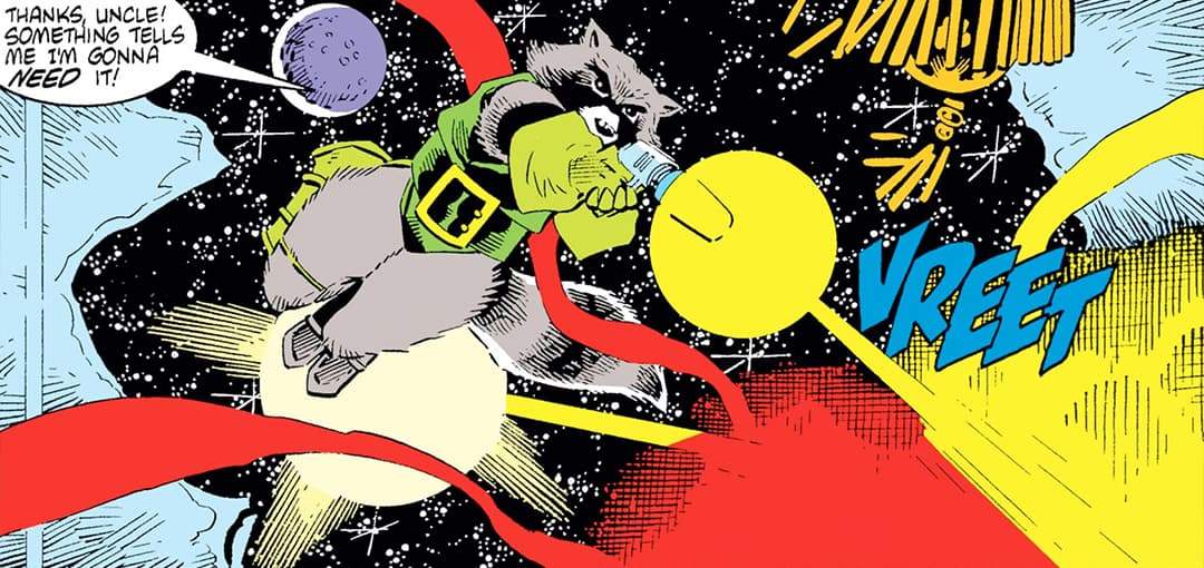 Rocket Raccoon In Comics Full Report Page Divider