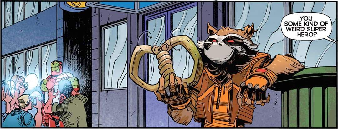 Rocket Raccoon In Comics Full Report Page Divider