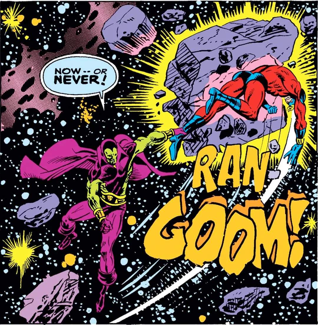 Drax fights in Space