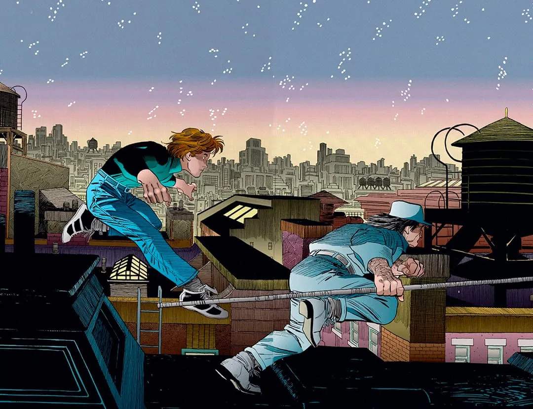 Matt Murdock training with Stick.