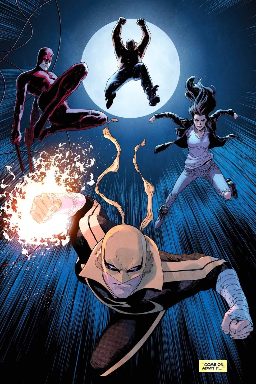 Dardevil with the Defenders.
