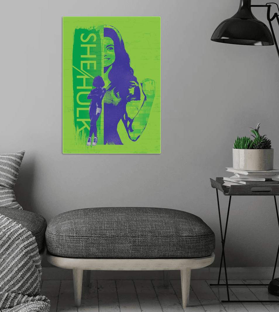 She-Hulk Displate / shop it <a href= https://displate.com/displate/5624392?pe=Tv,comics&ctrc=US&gclid=CjwKCAjw4c-ZBhAEEiwAZ105RcCzBbQlWp88HMAGUh9_mAysD8yFAkPBrqrJgVCyWLechVjO-9n8axoCusUQAvD_BwE>here</a>