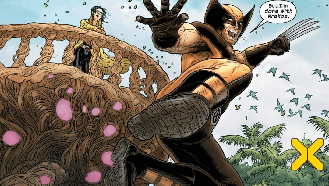 Wolverine leaving Krakoa