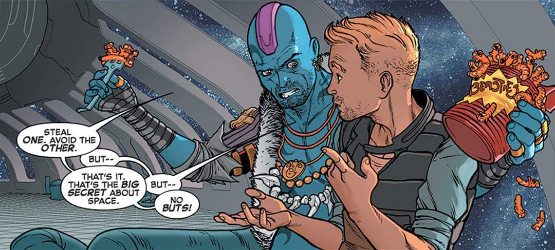 Yondu finds Quill