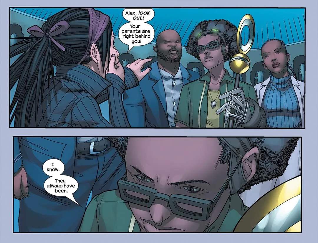 Alex Wilder and Nico Minoru