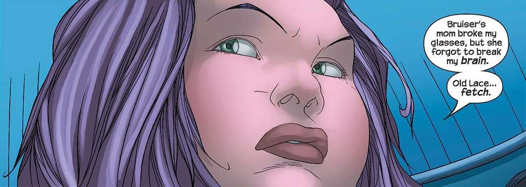 Gert using her psychic connection with Old Lace.