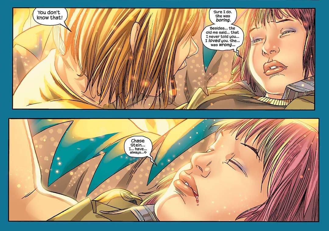 Gert dies in Chase's arms.