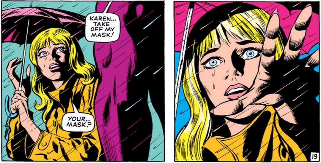 Karen Page Takes off Daredevil's Mask