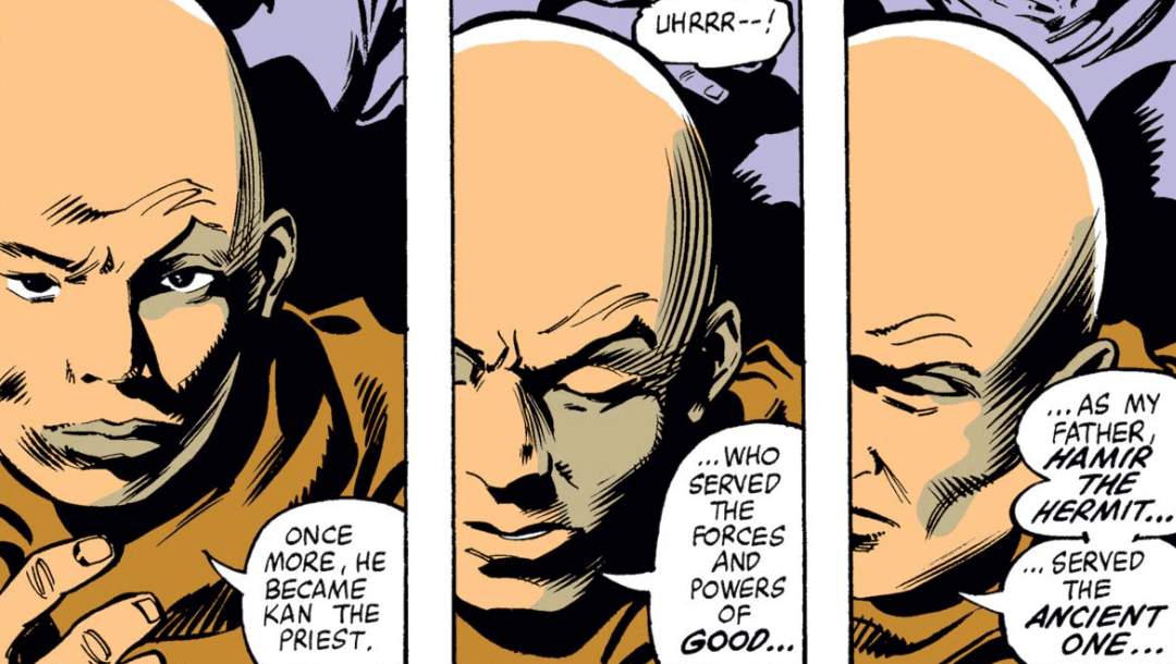 Wong reflects on his ancestors before helping Doctor Strange