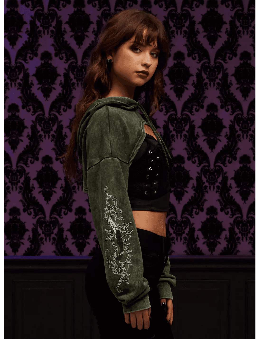 Her Universe Marvel Agatha All Along Rio Bolero Girls Crop Shrug