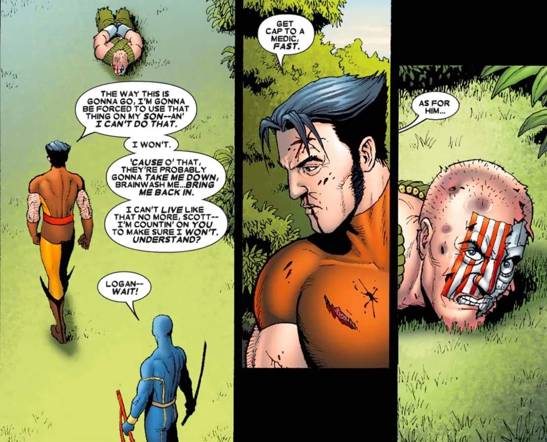 Logan considering Nuke's fate