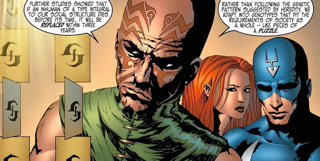 Karnak with Medusa and Black Bolt