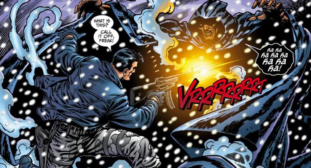 Cloak uses powers against enemy.