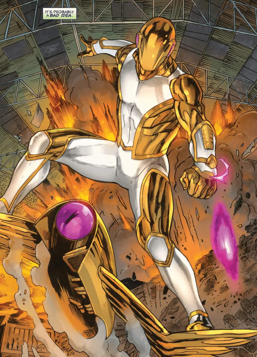 Osborn as the Gold Goblin