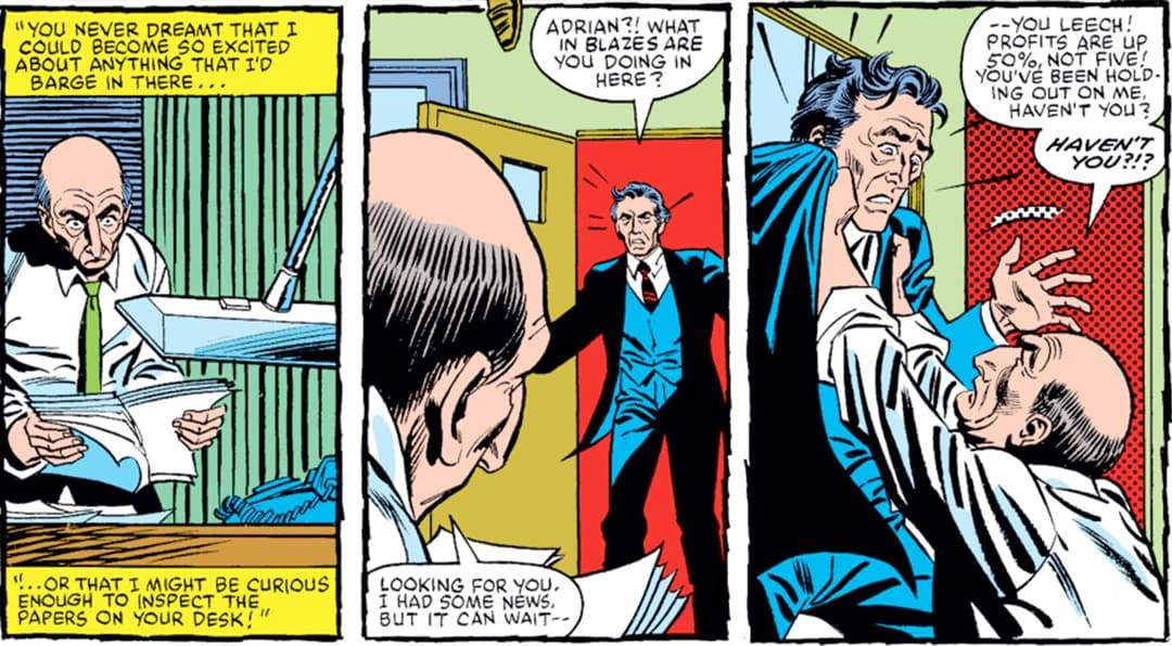 Toomes finds out that Bestman has been stealing funds from the company.