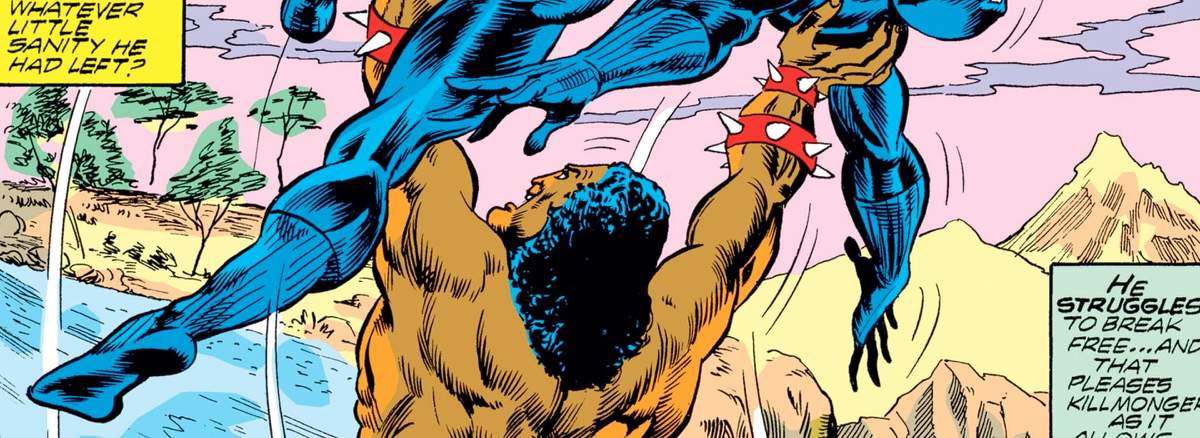 Erik Killmonger Full Report Divider Comic Panel