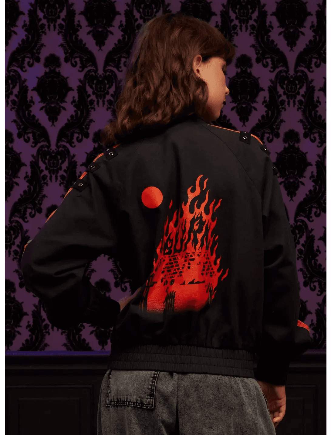 Her Universe Marvel Agatha All Along Alice Bomber Jacket