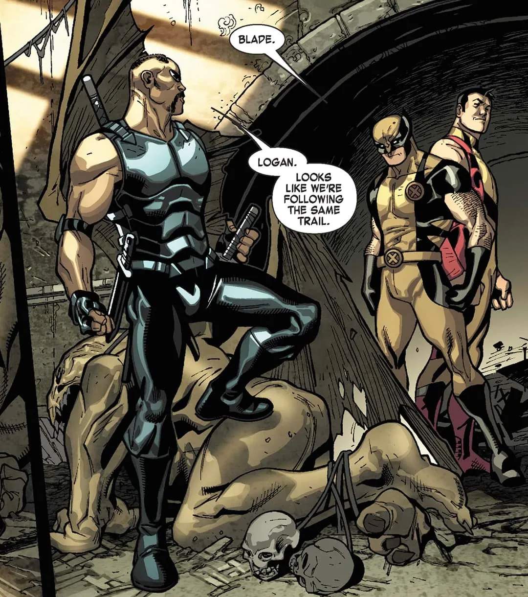 Blade and Wolverine
