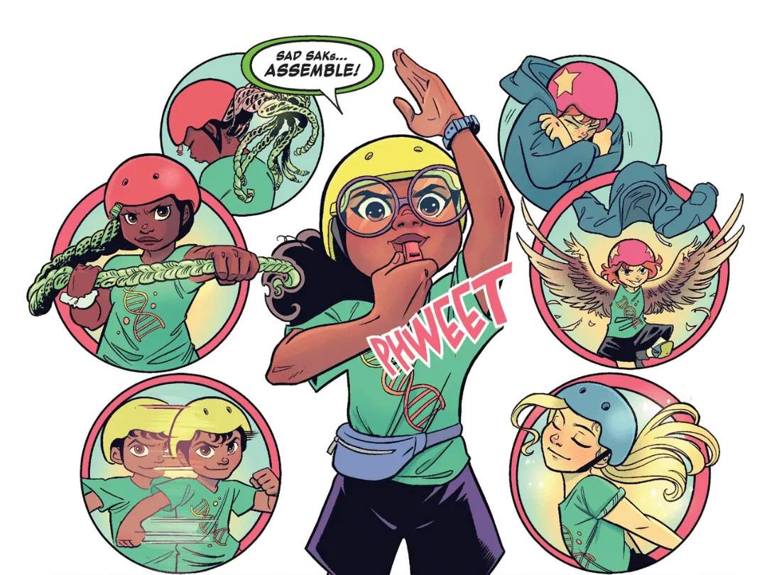 Lunella founds the derby team, the SAD SAKs