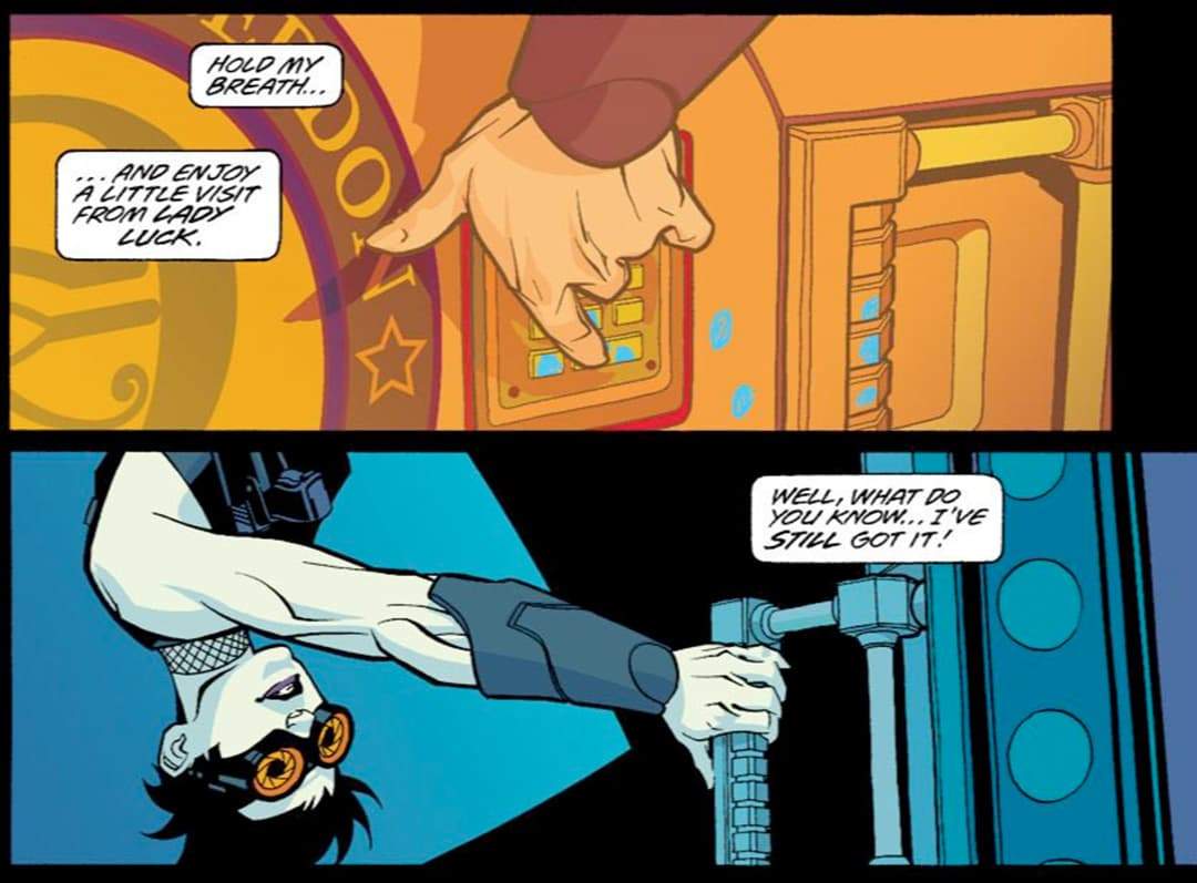 Domino relieved that her abilities worked in time