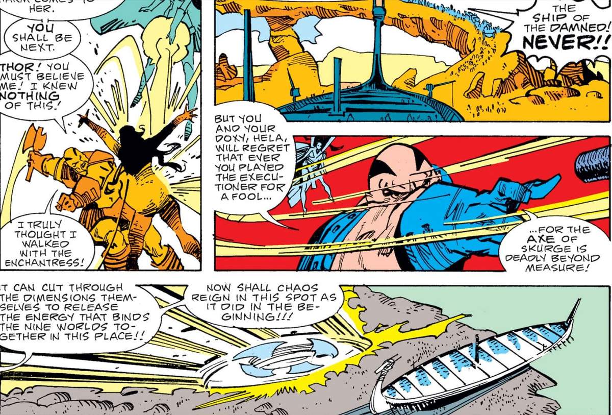 Executioner (Skurge) Fights with his Axe