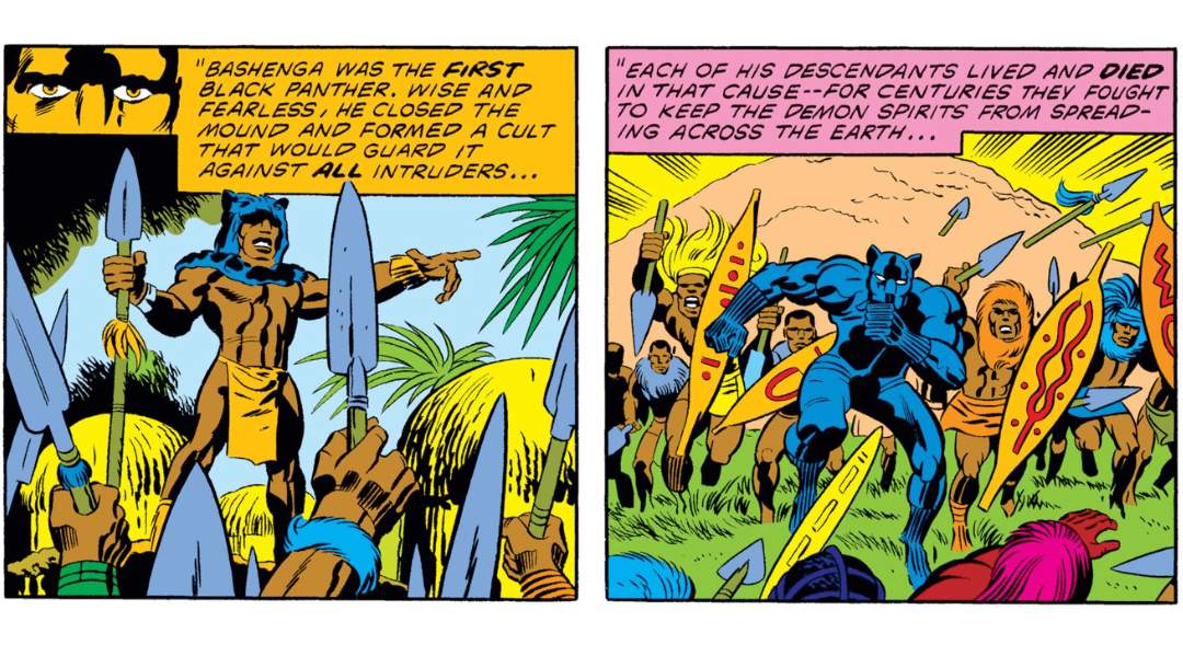 Bashenga, the first Black Panther