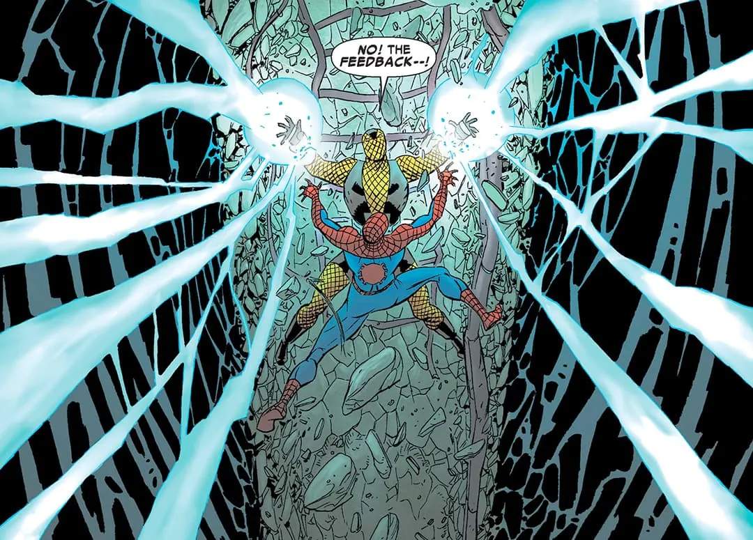 Shocker fighting Spider-Man