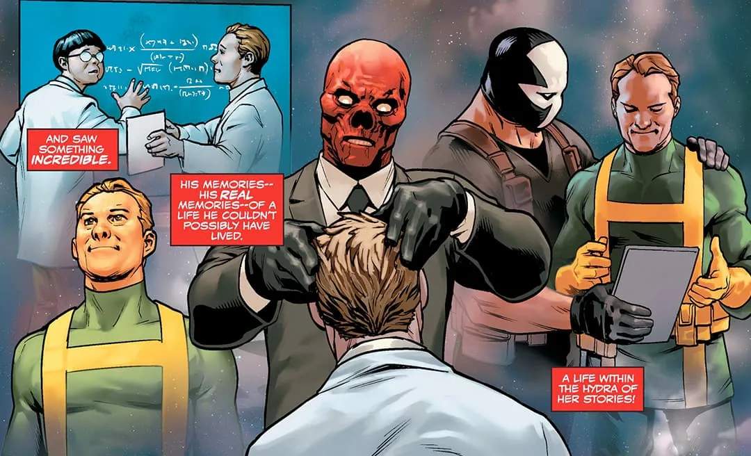 Doctor Erik Selvig and Red Skull