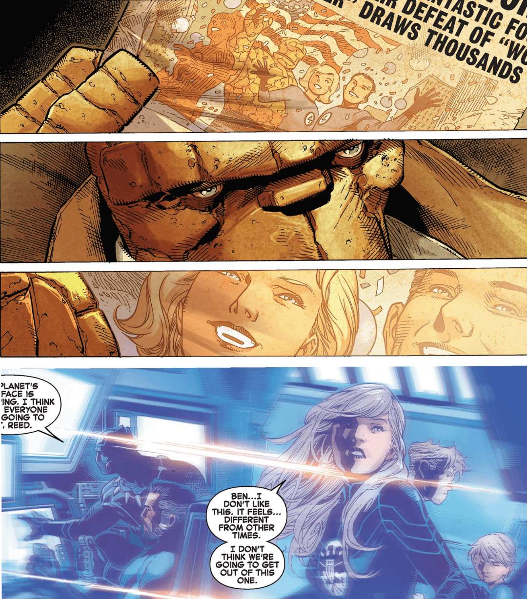 Separated across time and space