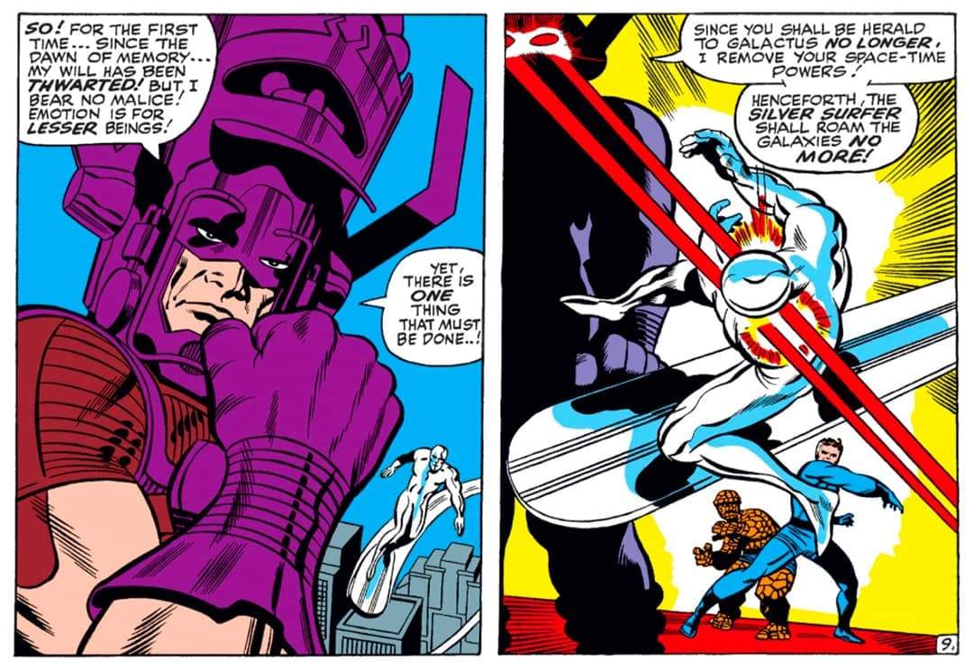 FF, Silver Surfer, and Galactus