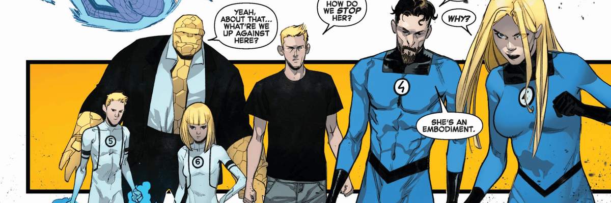 Fantastic Four with Valeria and Franklin