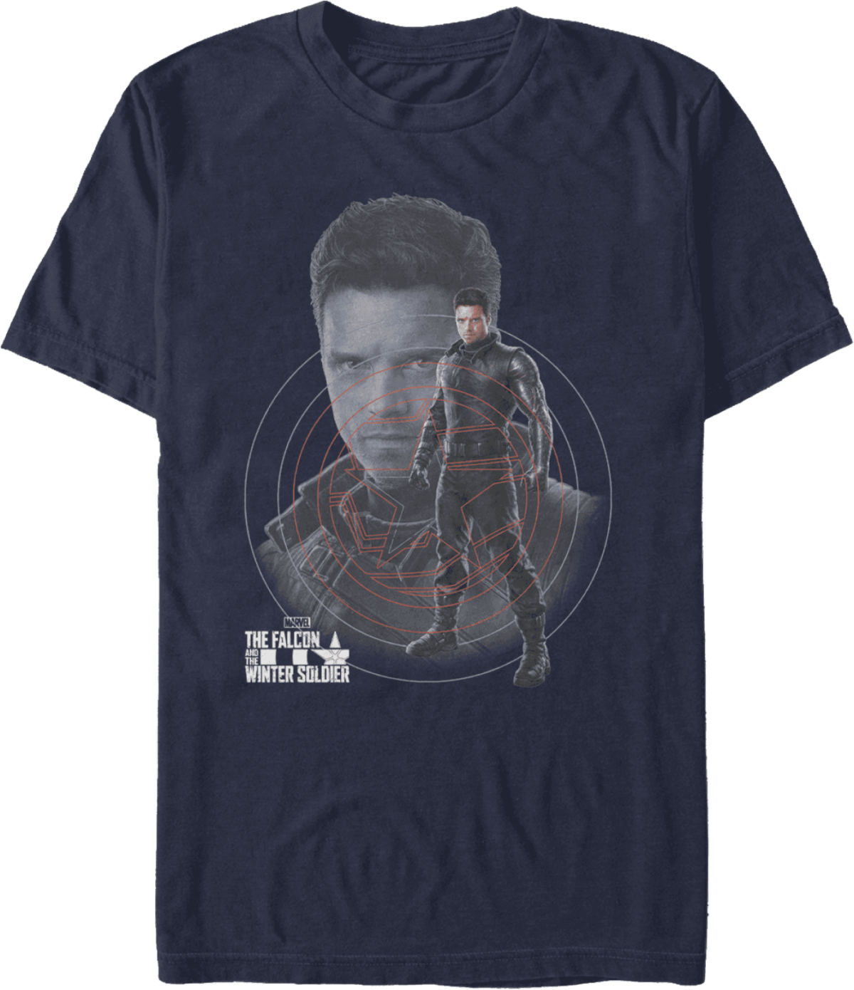 <a href=https://www.hottopic.com/product/marvel-the-falcon-and-the-winter-soldier-winter-hero-girls-t-shirt/15222170.html>Winter Soldier Hero T-Shirt</a> / Hot Topic